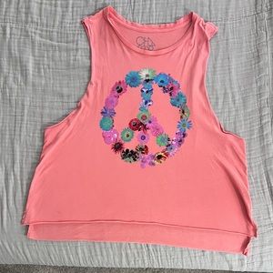 Chaser Peace Tank EUC Size M